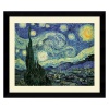 The Starry Night Framed Wall Art by Vincent van Gogh