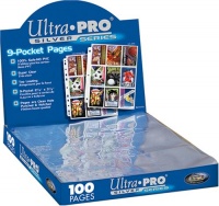 Ultra Pro Silver Series 100/9 Pocket Page Protectors