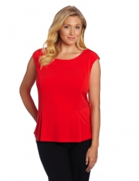 Calvin Klein Women's Plus-Size Peplum Top