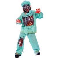 Zombie Doctor Child Costume Size Medium