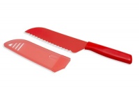 Kuhn Rikon 6-Inch Nonstick Colori Sandwich Knife, Red