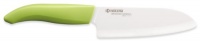 Kyocera Revolution Series 5-1/2-Inch Santoku Knife, Green Handle