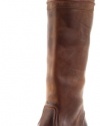 FRYE Women's Melissa Trapunto Knee-High Boot,Cognac,8.5 M US