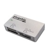 Plugable Aluminum SuperSpeed USB 3.0 12-in-1 6 slot Memory Card Reader (Including UDMA CF and UHS-I SD, SDXC, SDHC, MicroSD)