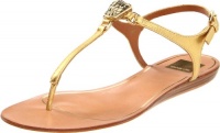 Dolce Vita Women's Isolde Sandal, Gold Leather, 8 M US