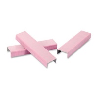 Swingline Color Bright Staples, 1/4 Inch Leg Length, 2000 Staples Per Box, Pink (S7099900)