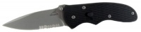 Gerber 22-41525 Mini-Fast Draw Spring Assisted Opening Stainless Steel Serrated Knife