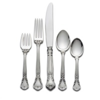 Gorham Chantilly 5-Piece Sterling Flatware Dinner Set, Service for 1