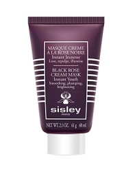 Black Rose Mask is a soothing skincare mask rich in trace elements, vitamins and plant extracts which acts instantly on the signs of aging and fatigue to rejuvenate skin and restore vitality.Its 4 actions:1. SMOOTHING & PLUMPING ACTION 2. REVITALIZING ACTION  3. SOOTHING & SOFTENING ACTION 4. NOURISHING, MOISTURIZING & REPAIRING ACTIONSImmediately hydrated and replumped, skin is visibly smoother and traces of ageing fade away. The face appears refreshed and the complexion recovers its luminosity.DIRECTIONS FOR USE: 2 to 3 times a week apply a generous layer to the face and neck, being careful to avoid the eye contour. Leave for 10 to 15 minutes, then wipe away excess using a cotton wool pad.