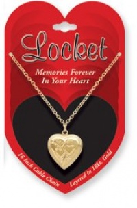 Love Locket Pendant & Chain! Silver & Gold Styles! (Sold Individually)