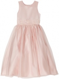 Us Angels Girls 7-16 Dress With Handbeaded Cummerbund, Blushpink, 12