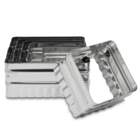 Ateco 6-Piece Double Sided Square Cutter Set