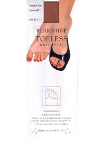 Berkshire Toeless Knee Highs Hosiery