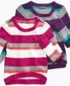 She can't go wrong with the sweet, simple style of these multicolored Epic Threads sweaters.