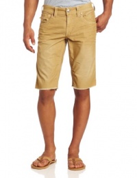 True Religion Men's Ricky Cut Off Fashion Cord Short In Straw