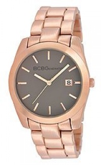 BCBGeneration Women's GL4192 Classic Basic Analog Rose Gold Grey Dial Watch