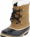 Sorel Yoot Pac Leather 1443 Waterproof Winter Boot (Little Kid/Big Kid),Mesquite,3 M US Little Kid