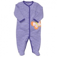 Carter's Easy Entry Sleep N Play - Butterfly-3 Months