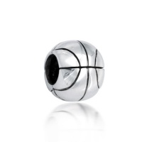 Bling Jewelry Basketball 925 Sterling Silver Sports Bead Pandora Compatible