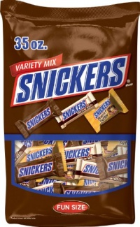 Snickers Fun Size Mix Variety Pack, 35-Ounce