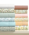 Prints charming meets classic sophistication in these polyester microfiber sheet sets, featuring modern motifs, garden florals and versatile solids in dreamy hues.