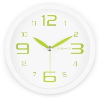 DecoMates Non-Ticking Silent Wall Clock - Fresh Mint (Green Spearmint)