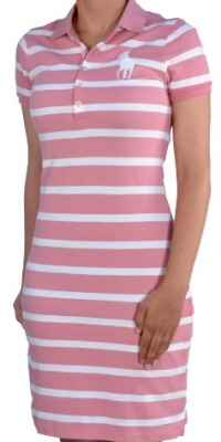 Ralph Lauren Sport Women's Big Pony Polo Style Dress Striped