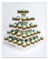 5-tier Square Dessert Stand Is Ideal for Parties, Holidays, Weddings, and Other Get-togethers