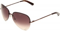 Marc by Marc Jacobs Womens MMJ 252/S MMJ252S AVIATOR Sunglasses,Shiny Bronze Frame/Brown Gradient Lens,One Size