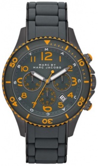 Marc by Marc Men's MBM2584 Black Stainless-Steel Quartz Watch with Black Dial