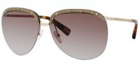 Marc Jacobs MJ391/S Sunglasses - 0AOZ Semi Matte Gold (JD Brown Gradient Lens) - 64mm