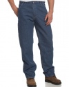 Carhartt Men's Signature Denim Work Dungaree, Darkstone, 40x36