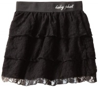 Baby Phat - Kids Girls 7-16 Lace Skirt, Black, Medium