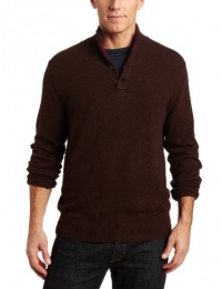 Perry Ellis Men's Long Sleeve Button Up Sweater