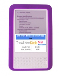 mCover Silicone Skin for Amazon Kindle 3 Keyboard Model (Purple)