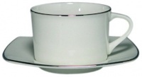 Mikasa Couture Platinum Tea Cup & Saucer