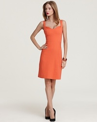 Impeccable tailoring and a pop-bright hue come together to create this day-to-night Milly dress.