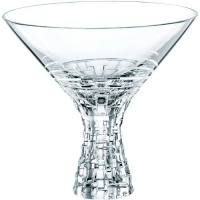 Nachtmann Dancing Stars Bossa Nova 12-Ounce Lead Crystal Martini Glass by Riedel Glassworks, Set of 2