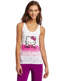 Hello Kitty Juniors Burnout Knit Racerback Tank