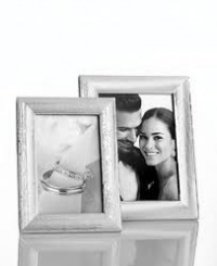 Martha Stewart Silver Plated Silver Grain Picture Frame 5x7