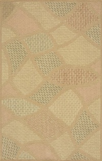 Area Rug 2x3 Rectangle Indoor/Outdoor Sand Color - Momeni Veranda Rug from RugPal