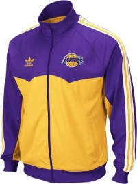 Los Angeles Lakers Adidas Originals Round Off Track Jacket