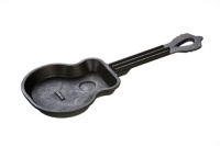 Lodge Logic LGSK3 Guitar Mini Skillet, Black, 10.75-inch