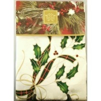 Lenox Holiday Nouveau Fabric Tablecloth 60 x 102