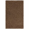 Townhouse Rugs Trendy Gold 8-Feet by 10-Feet Shag Rug