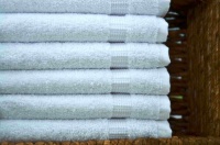 Luxury Hotel / Spa Collection - 12 piece White Terry Washcloth / Face Towel Set - 100% Genuine Turkish Grown Cotton