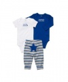 Carter's 3-pc. Blue Star Bodysuit Set (24 Months)