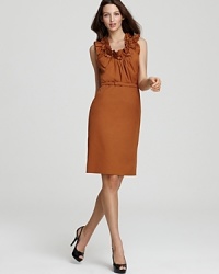 Elie Tahari Roxanna Poplin Dress