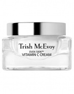 Named one of the 75 Best New Beauty Products in Town & Country magazine. Even Skin Vitamin C Cream. Formulated by Trish McEvoy and NYC dermatologist Dr. Ronald Sherman. Vitamin C is one of the best gifts you can give to your skin. A powerful antioxidant, it delivers a glowing complexion by making skin appear tighter, firmer and smoother. 