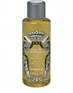 A body care formula imparting unrivaled feelings of comfort and well-being. This Bath Oil, fragranced with the notes of Eau de Campagne, contains botanical extracts (St. John's Wort, Calendula and Hawthorn) with soothing and softening properties. It pleasantly fragrances the body, smoothes and softens the skin, helps ease tension and promote relaxation. 4.2 oz. 